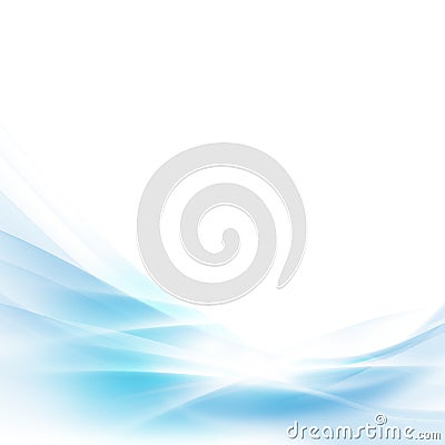 Abstract spread blue wave background, vector & illustration Vector Illustration