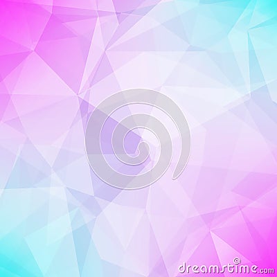 Abstract square triangle background. Vector Illustration