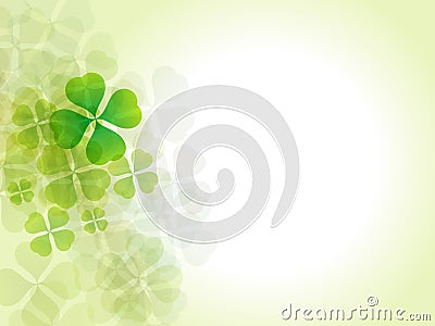 Abstract st patrick background Vector Illustration