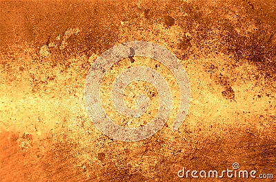 Stained oxidized copper sheet conceptual background Stock Photo