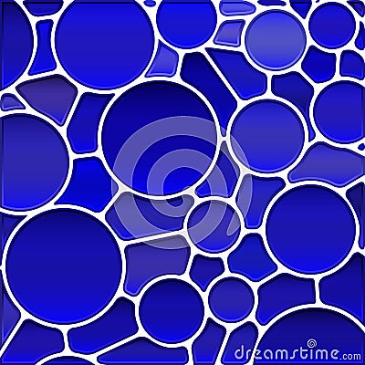 Abstract stained-glass mosaic background Stock Photo