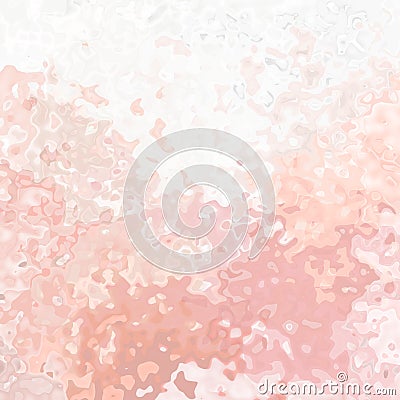 Stained pattern texture background light soft pale old pink orange salmon color - modern painting art - watercolor effect Stock Photo