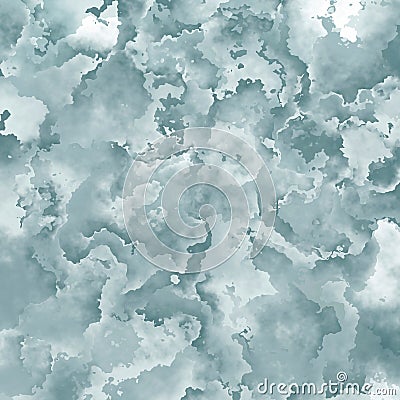 Abstract stained pattern square background pale gray color - modern painting art - watercolor splotch effect Stock Photo