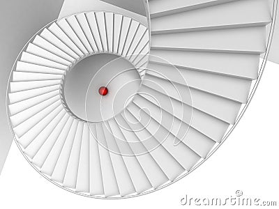 Abstract Staircase Background Stock Photo