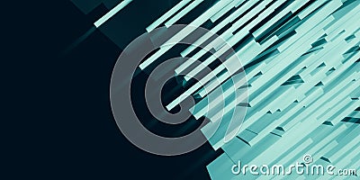 Abstract stick background light and shadow 3d illustration 1 Cartoon Illustration