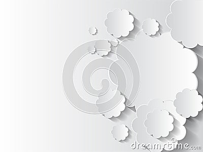 Abstract sticker background Vector Illustration