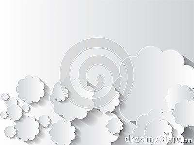 Abstract sticker background Vector Illustration