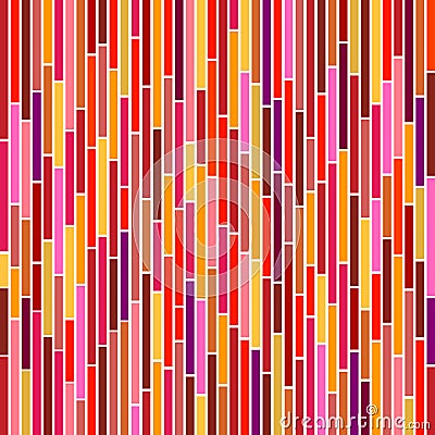 Abstract Stripes in Hot Colours Vector Illustration