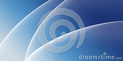 Abstract stylish smooth dynamic blue wave background Stock Photo