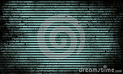 Abstract stylish trendy simple striped grunge background with stripes in blue turquoise and black colors, with grainy in vintage Stock Photo
