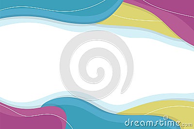 Abstract stylish wave vector background Vector Illustration