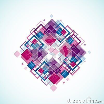Abstract stylized background. Vector Illustration