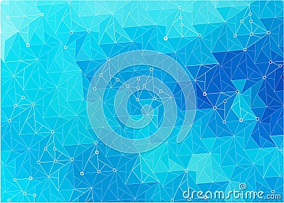 Abstract stylized background of triangles piece of ice. Abstract vector background. Template for style design. Lowpoly vector Vector Illustration