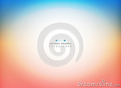 Abstract summer nature weather color background with text space Vector Illustration