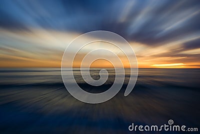 Abstract sunset Stock Photo