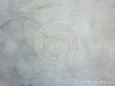 Abstract surface off smooth, grey plaster wall with cracks and scratches. Old grungy, weathered construction structure, dirty Stock Photo