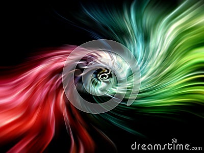 Abstract surreal cosmic background Stock Photo