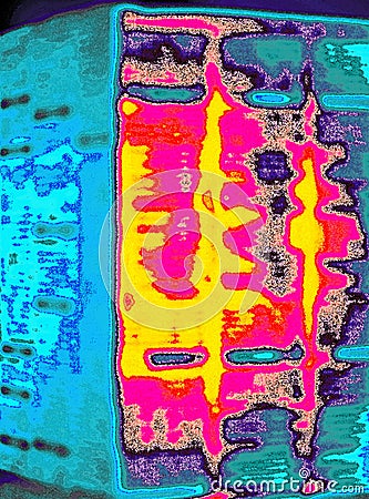 Deconstruktivist Type Setting Abstraction Stock Photo