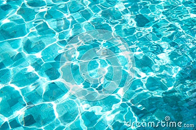 Abstract swimming pool background Stock Photo