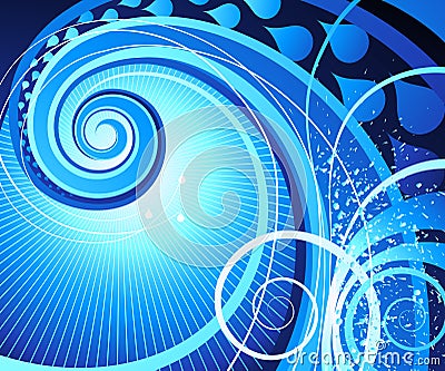 Abstract swirl. Vector Illustration