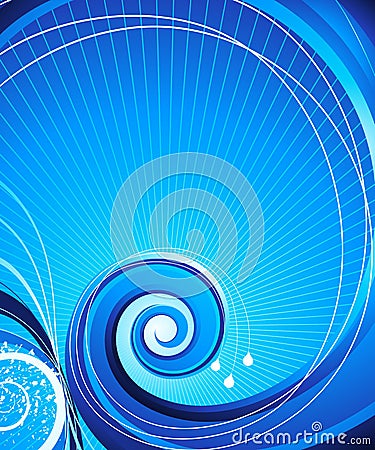 Abstract swirl. Vector Illustration