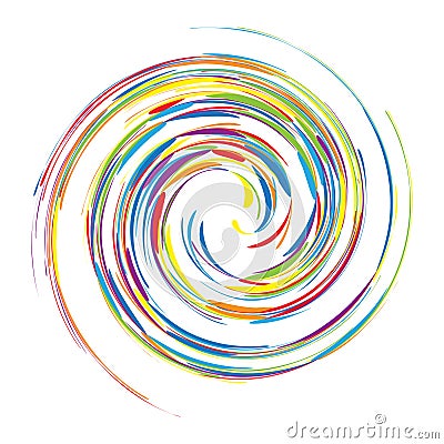 Abstract swirl background for your design Vector Illustration