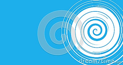 Abstract swirl design HD Background. Spiral, rotation and swirling movement. Vector illustration with dynamic effect Cartoon Illustration