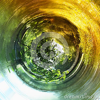 abstract swirled background of nature Stock Photo