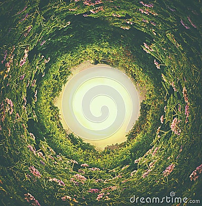 abstract swirled background of nature Stock Photo