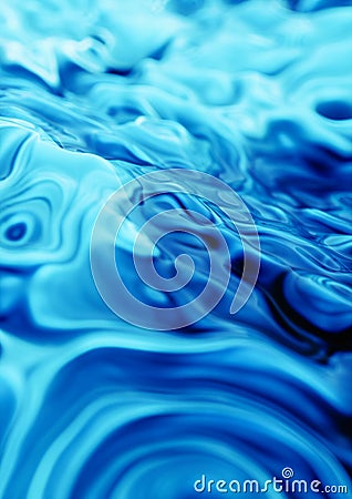 Abstract Swirly A4 Background Aqua Blue Stock Photo