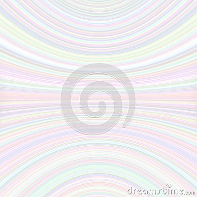 Abstract symmetrical motion background from thin curved lines in light color tones Vector Illustration