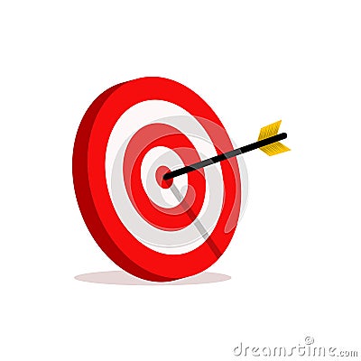 Abstract target vector illustrations. the target for archery sports or business marketing goal. target focus symbol sign Vector Illustration