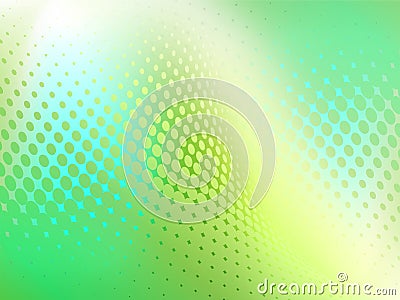 Abstract Teal Blue Dot Swirl Background Stock Photo