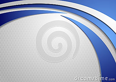 Abstract tech wavy corporate background Vector Illustration