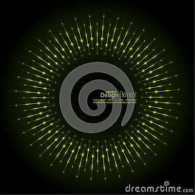 Abstract techno background. Vector Illustration