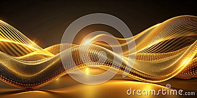 an abstract technological backdrop featuring glow Stock Photo