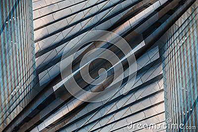 Abstract Technological Background with Symmetrical Patterns, Sleek Futuristic Design Showcasing a Tunnel-Like Fractal Stock Photo