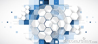 Abstract technology background Business & development direction Vector Illustration