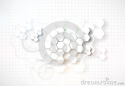 Abstract technology background Business & development direction Vector Illustration