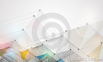 Abstract technology background Business & development direction Vector Illustration