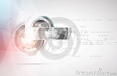 Abstract technology background Business & development direction Vector Illustration