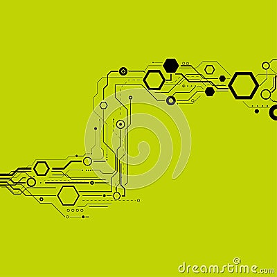 Abstract technology background Vector Illustration