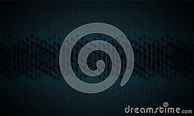 Abstract technology circles background. futuristic technology background, Illustration business digital technology concept. Vector Illustration