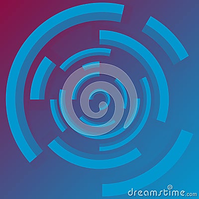 Abstract technology circles vector background.Technological circle with bright transparent ring. Eps10. Vector digital technology Vector Illustration