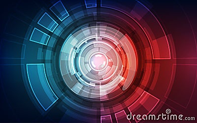 Abstract technology concept. vector illustration background Vector Illustration