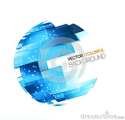 Abstract technology digital lines vector Vector Illustration