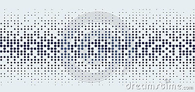 Abstract technology futuristic style big data blue geometric circle pattern on white background and texture Vector Illustration