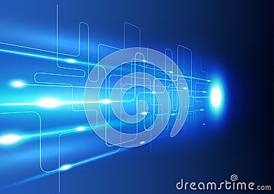 Abstract technology innovation background, vector illustration Vector Illustration