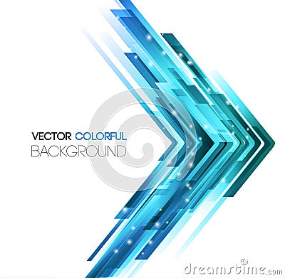Abstract technology lines vector background Vector Illustration