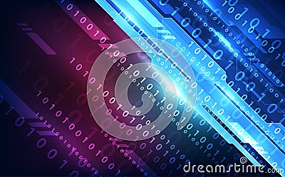 Abstract technology security data network system background, vector illustration Vector Illustration